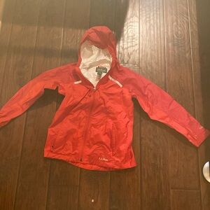 Ll bean boys rain coat
